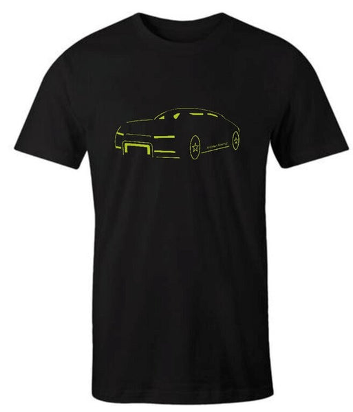 K-Diller® Melbourne Australia Mens T Shirt - Black, Modern Regular Fit, Crew Neck, Short Sleeve, K-Diller® Racing, Car Graphic Tee.